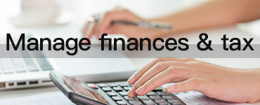 Manage Finances & tax